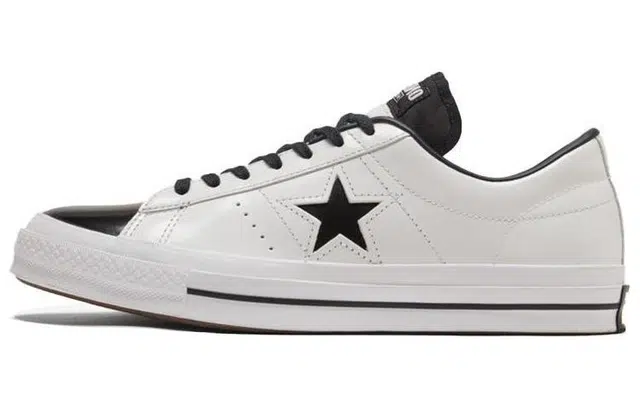 Converse One Star White Black