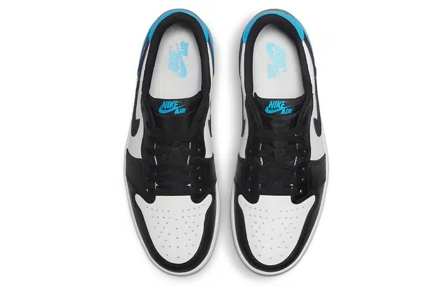 Jordan Air Jordan 1 Low 'Black and Dark Powder Blue'