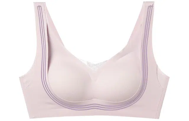 二三二三 纯色聚拢无钢圈收副乳防下垂调整型文胸 女款