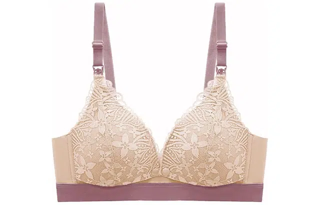 二三二三 聚拢防下垂植物花卉简约舒适文胸 女款