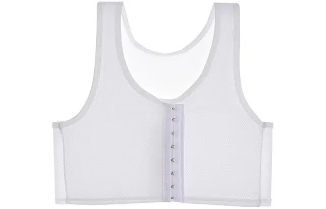 二三二三 纯色前搭扣防震透气薄款背心 女款 白色