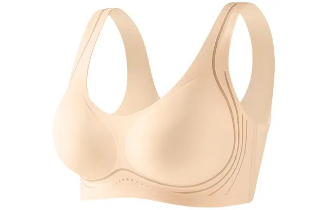 二三二三 纯色薄款无痕无钢圈聚拢美背文胸 女款