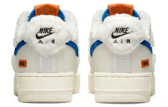 Nike Air Force 1 Sherpa Fleece White Blue