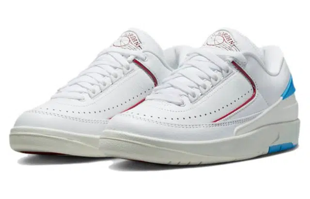 Jordan Air Jordan 2 Low "Gym Red and Dark Powder Blue"