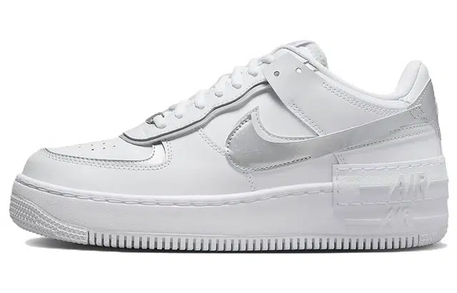 Nike Air Force 1 Low Shadow White Silver