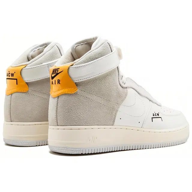 A-COLD-WALL* x Nike Air Force 1 High White Grey ACW