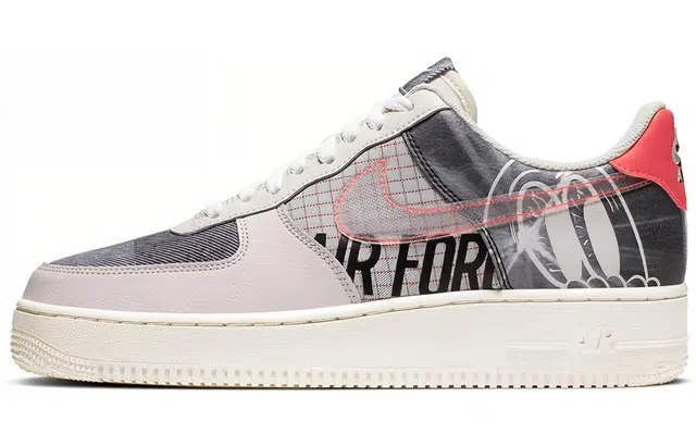 Nike Air Force 1 '07 PRM 2 Grey White Graffiti