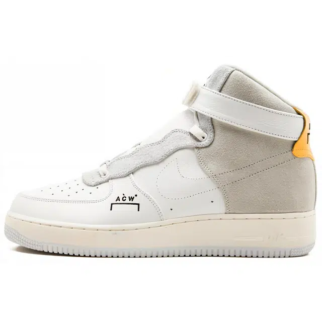 A-COLD-WALL* x Nike Air Force 1 High White Grey ACW