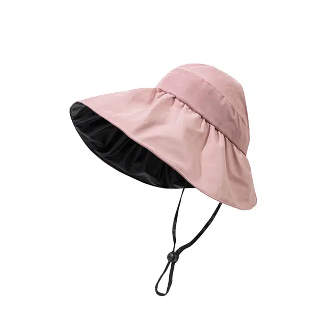 浪莎 夏季遮阳大檐透气 涤纶 防晒帽 女款