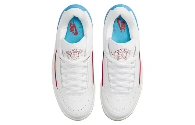 Jordan Air Jordan 2 Low "Gym Red and Dark Powder Blue"