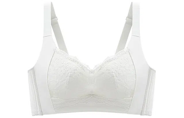 二三二三 小胸聚拢美背无钢圈调整型收副乳防下垂文胸 女款 白色