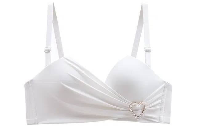 二三二三 聚拢小胸无痕美背无钢圈薄款文胸 女款 白色