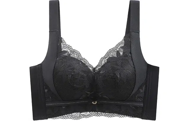 二三二三 薄款小胸聚拢显大提拉无钢圈抗菌美背蕾丝文胸 女款