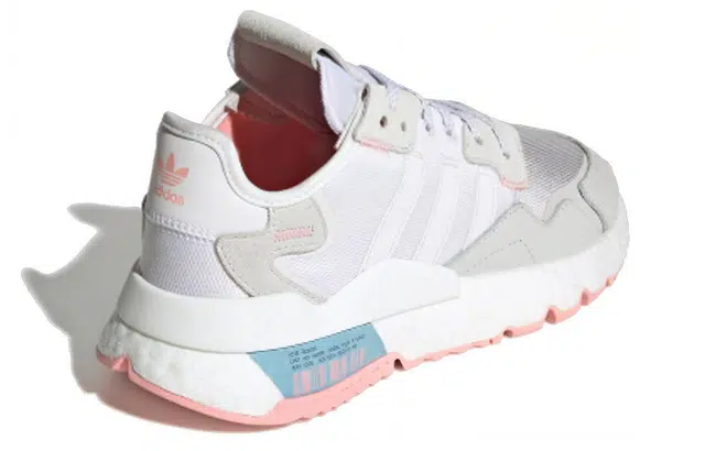 adidas Nite Jogger White Grey Pink