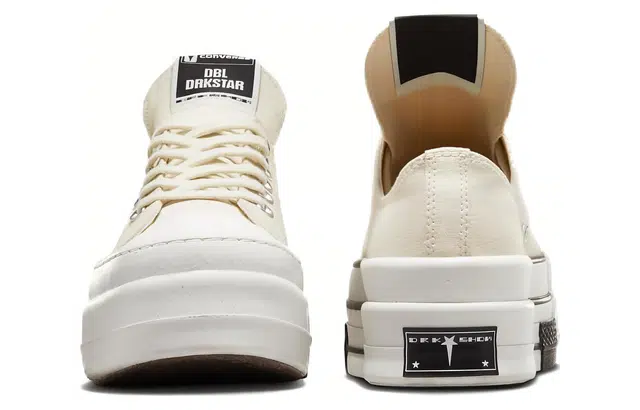 Rick Owens DRKSHDW x Converse DBL Drkstar Chuck 70