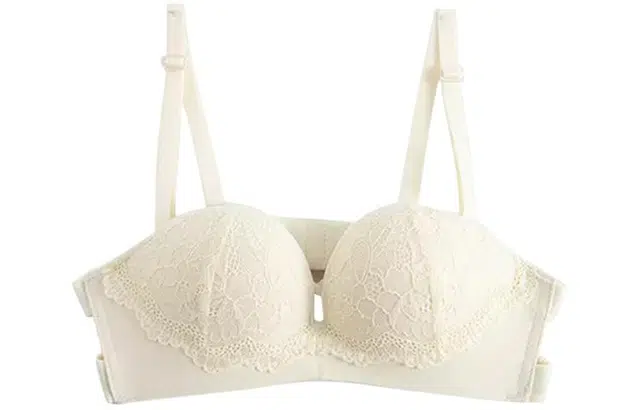 二三二三 聚拢小胸显大无钢圈防滑上托文胸 女款 香草肤