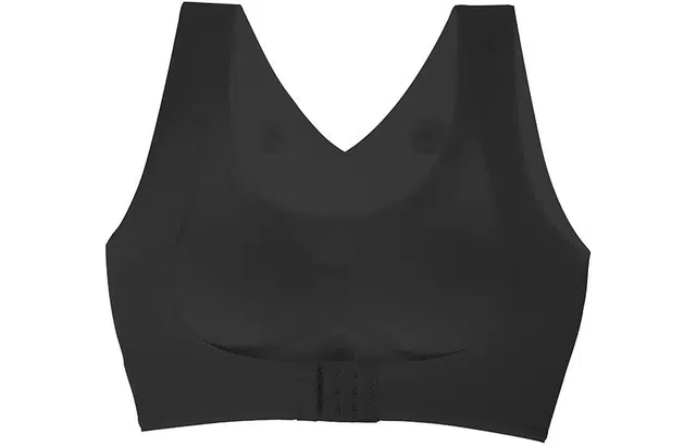 二三二三 纯色美背无痕聚拢收副乳调整型文胸 女款 黑色