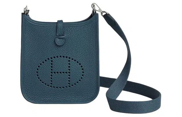 HERMES Evelyne 16 Clemence 7P Bleu De Prusse