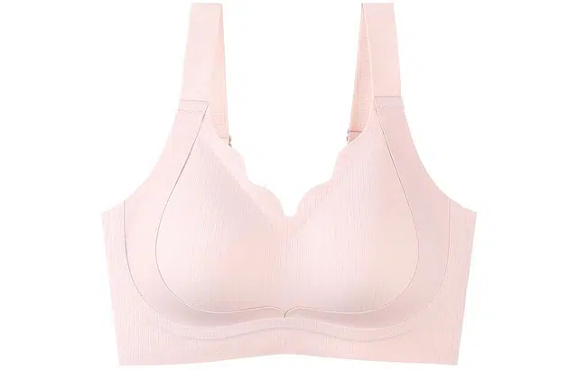 二三二三 纯色薄款大胸显小防震收副乳防下垂文胸 女款