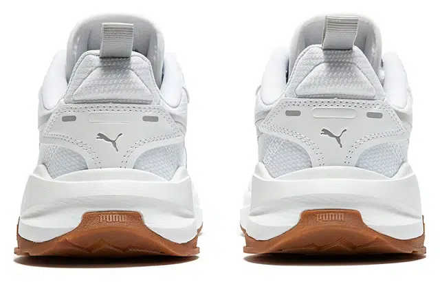 PUMA Running Shoes White Brown