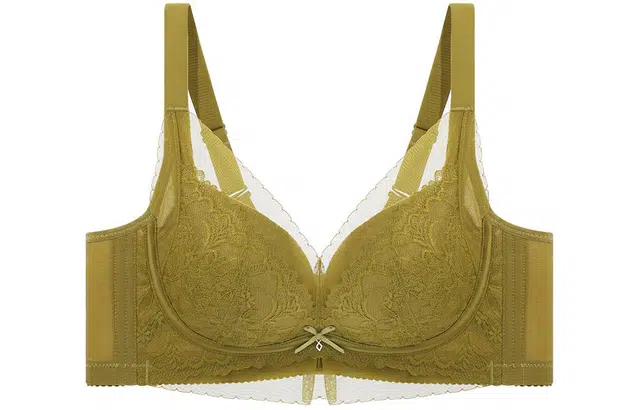 二三二三 蕾丝聚拢薄款大胸显小上托防下垂文胸 女款