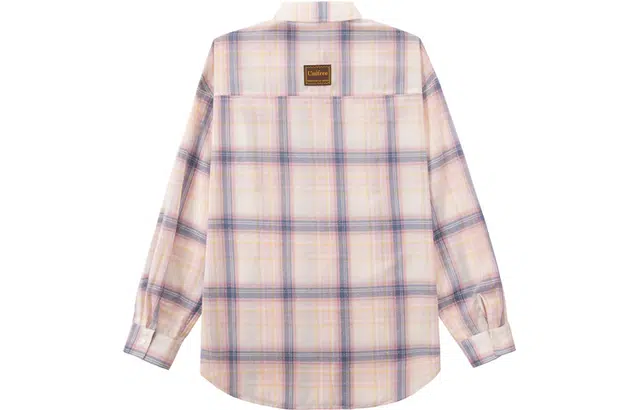 UNIFREE Vintage Oversized Polo Plaid Shirt