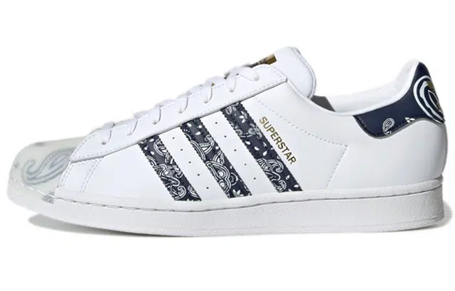 adidas Superstar White Blue