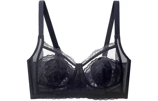 二三二三 植物花卉蕾丝边聚拢收副乳防下垂文胸 女款