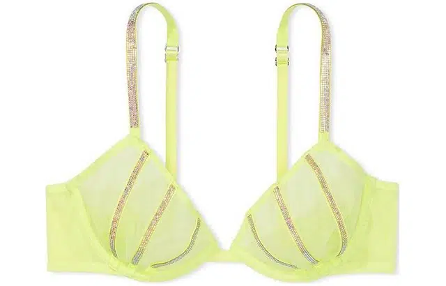 Victoria's Secret VERY SEXY 6022 Sheer Shine Low-Cut Demi