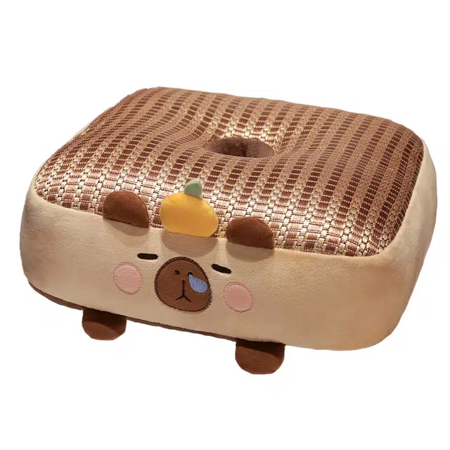 公主恋人 卡皮巴拉冰藤蒲团坐垫 玩偶周边