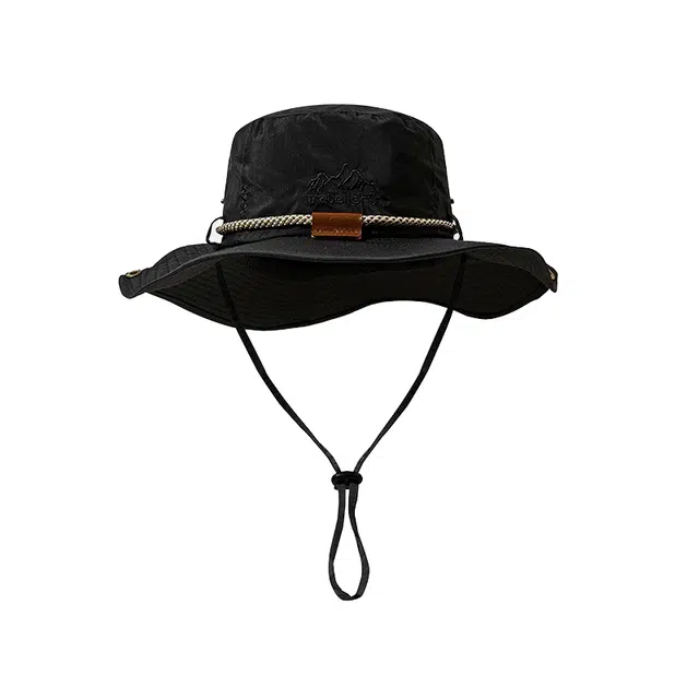 浪莎 日系大头围西部牛仔帽露营户外钓鱼登山帽防晒徒步遮阳 涤纶 渔夫帽 男女同款情侣款