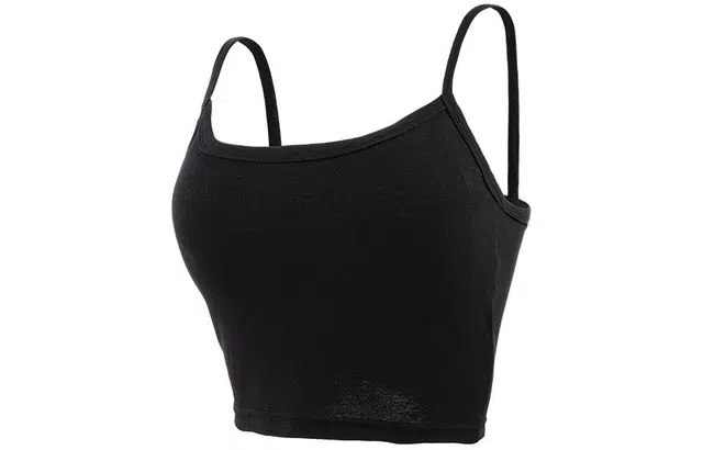 莫代尔 打底内穿无袖外穿带胸垫免穿文胸吊带 女款