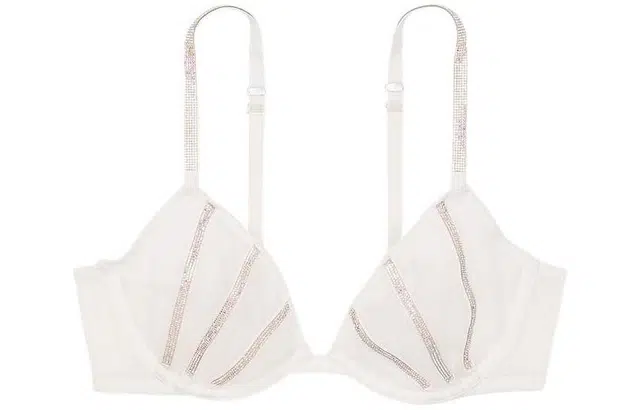 Victoria's Secret VERY SEXY 6022 Sheer Shine Low-Cut Demi Bra