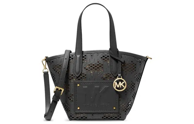 MICHAEL KORS MK Kimberly Logo Tote