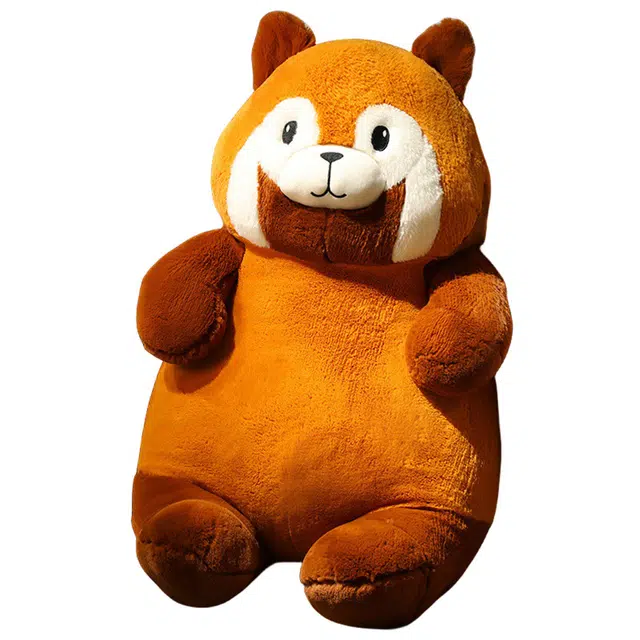 狐狸仙 可爱大熊猫 呆萌小浣熊抱枕 玩偶 毛绒公仔