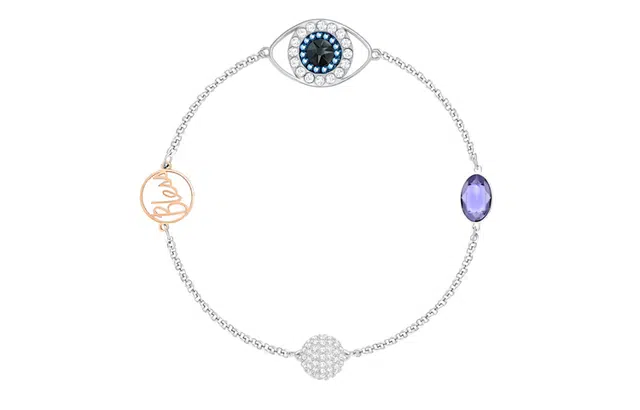 Swarovski Remix Evil Eye Bracelet Silver