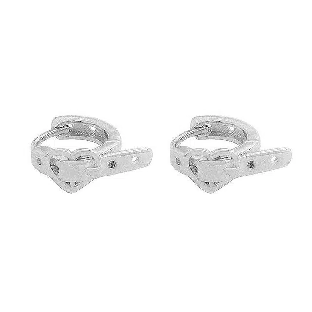 Quiet Love Heart Earrings