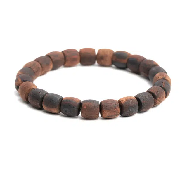 仙源 民族风中式盘玩串珠禅意单圈 木作 手串 男女同款情侣款 降真香