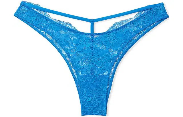 Victoria's Secret PINKVERYSEXY Shine Strap Cut-OutBackLaceBrazilianPanty 1