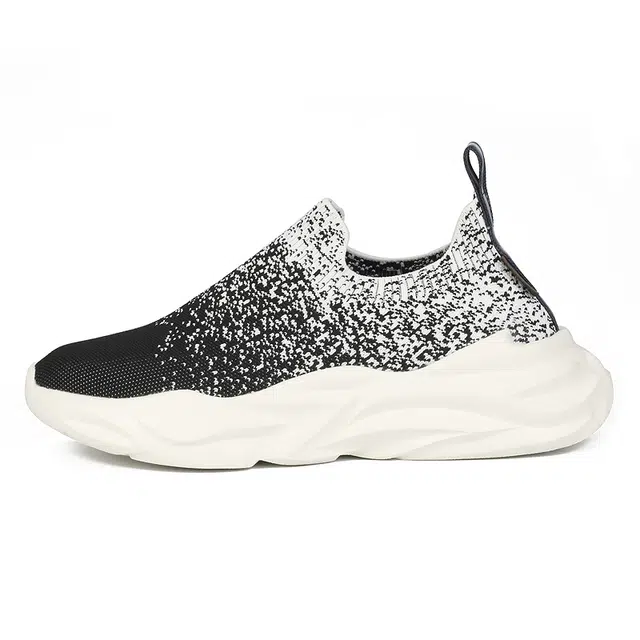 泰点 厚底舒适 一脚蹬 透气轻便增高 低帮 生活休闲鞋 男款 黑色