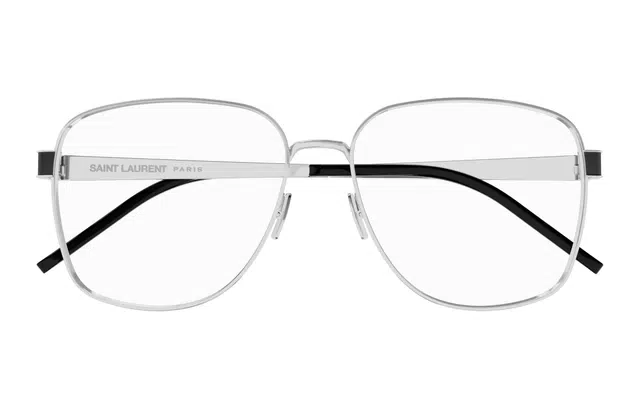 Saint Laurent Butterfly Optical Frame Silver
