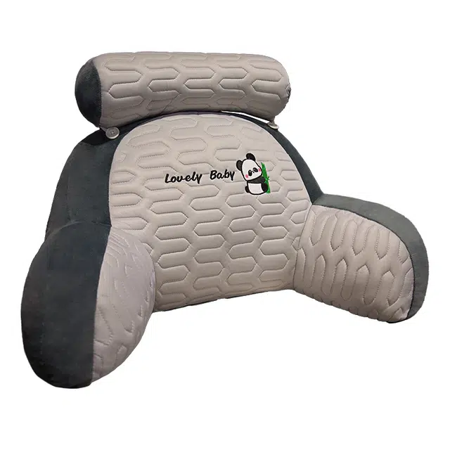 乐乐鱼 冰丝乳胶床头软包 玩偶周边 床上看书靠枕办公室久坐护腰座椅靠背垫