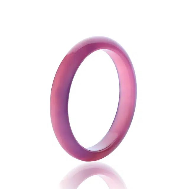 梨云暮雪 新中式 芋泥波波紫罗兰  小众显白 温婉气质款 玉髓 手镯 女款