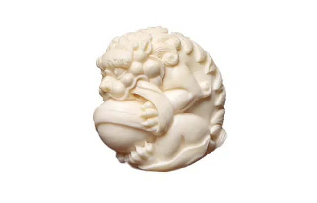 檀欣 国风新中式 貔貅抱球招财转运 家居客厅汽车文玩装饰品挂件 象牙果 其他菩提类手把件 男女同款情侣款