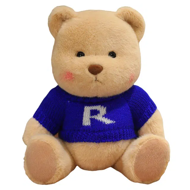 爱冰清 少女心布娃娃 可爱关节毛衣小熊 玩偶 毛绒公仔