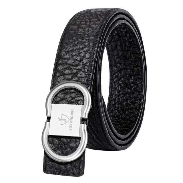 杰伦欧斯 潮流新款双面野牛皮腰带自动扣商务 皮带 男款