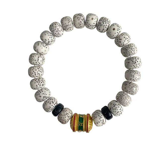 九隆古 六字真言转运珠 考试考研上岸 新中式国潮 小众设计感串珠 国风传统复古高级感 星月菩提 手串 男女同款情侣款