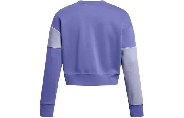 Under Armour Icon Fleece Crop Crew Logo