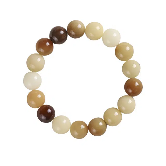 岁月静好 新中式 国潮 复古民族风焦糖多宝色文艺古风手上盘玩 绕指柔 菩提根 手串 男女同款情侣款