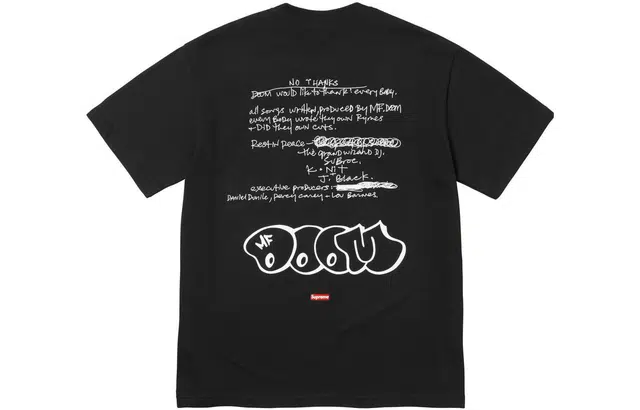 Supreme x MF DOOM FW23 WEEK3 MF DOOM TEE T